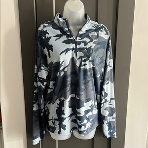 Nike Women's Camouflage Jacket - Black and Gray